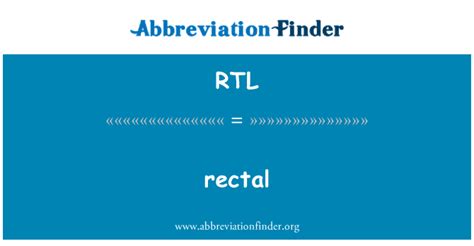 rtl meaning medical